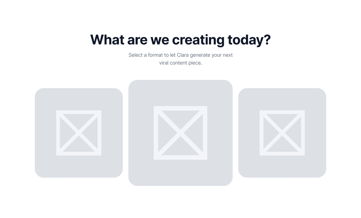 Wireframe - Empty State